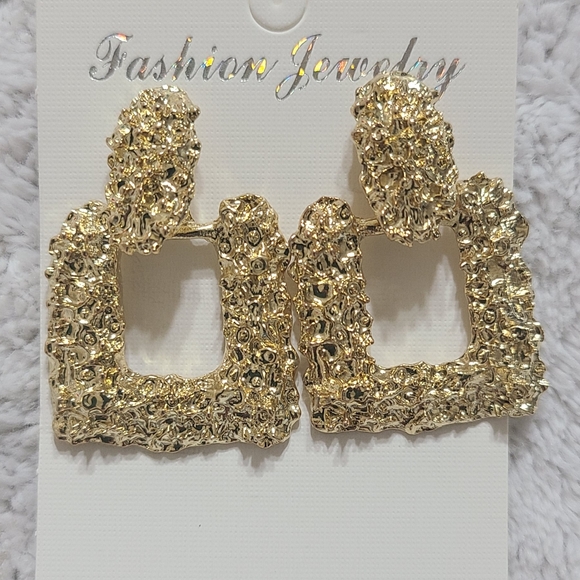 Gold earrings - Picture 2 of 4
